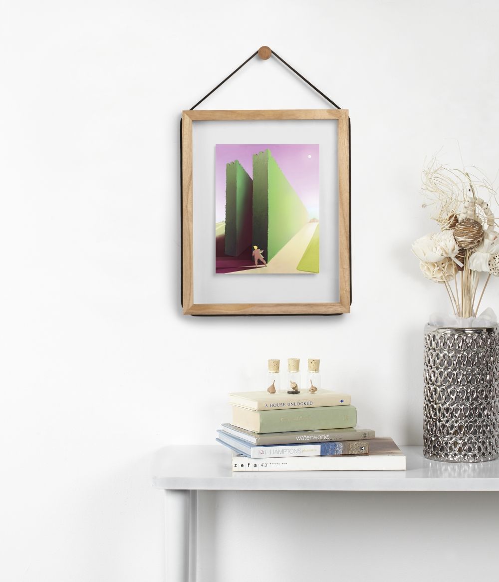 Rama foto de perete din MDF Maro Corda H40xL33cm