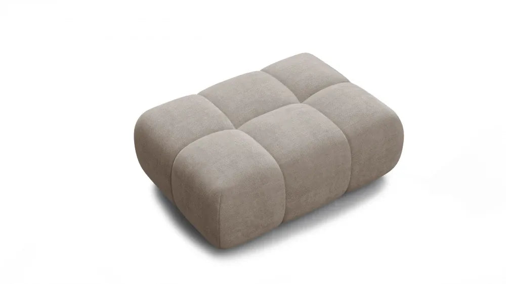 Taburet tapitat cu material pet friendly Alias bej L71x100cm