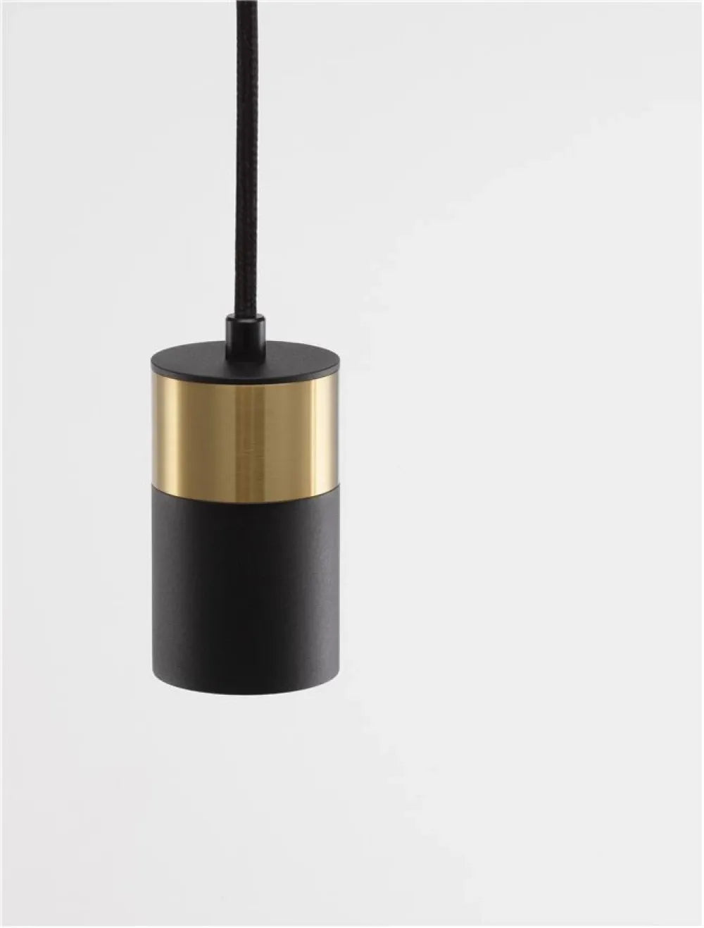 Pendul din Aluminiu Negru/Auriu H160xL5.6cm IP20 PONGO