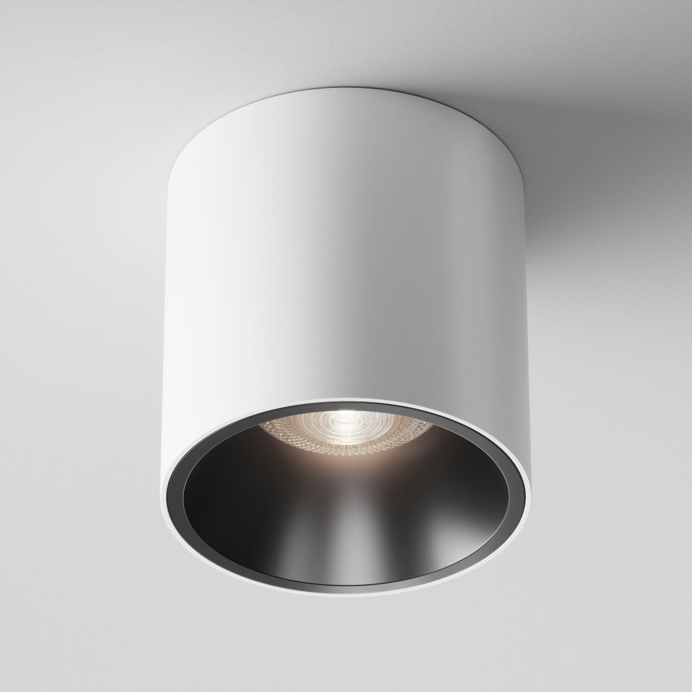 Spot aplicabil din Aluminiu Alb 12W 900lm 4000k D7xH7cm Alfa LED