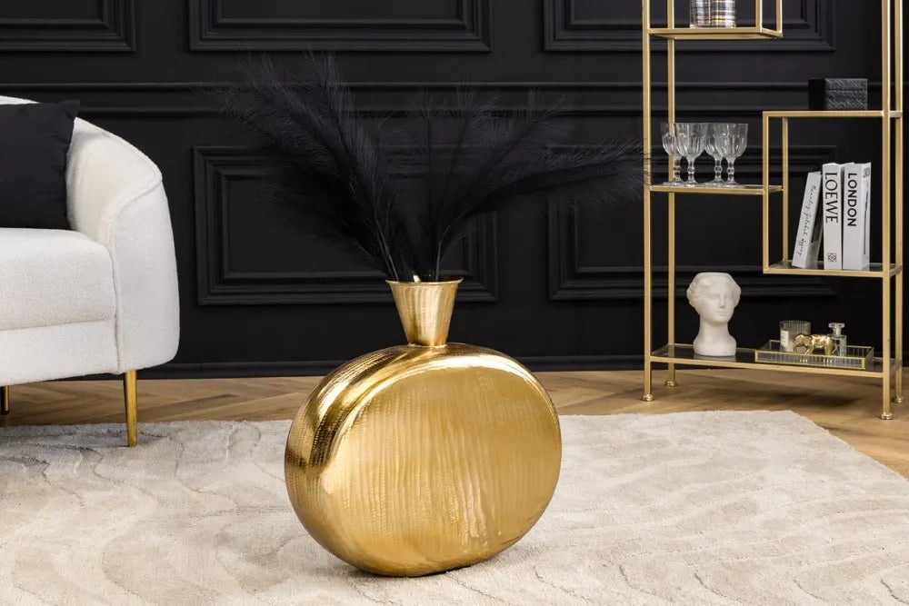 Vaza decorativa din Metal Auriu H48xL48cm Orient L
