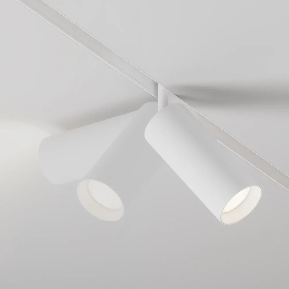 Spot dimabil Dali2 pentru sina Exility din Aluminiu Alb H22xL19.2cm Focus LED