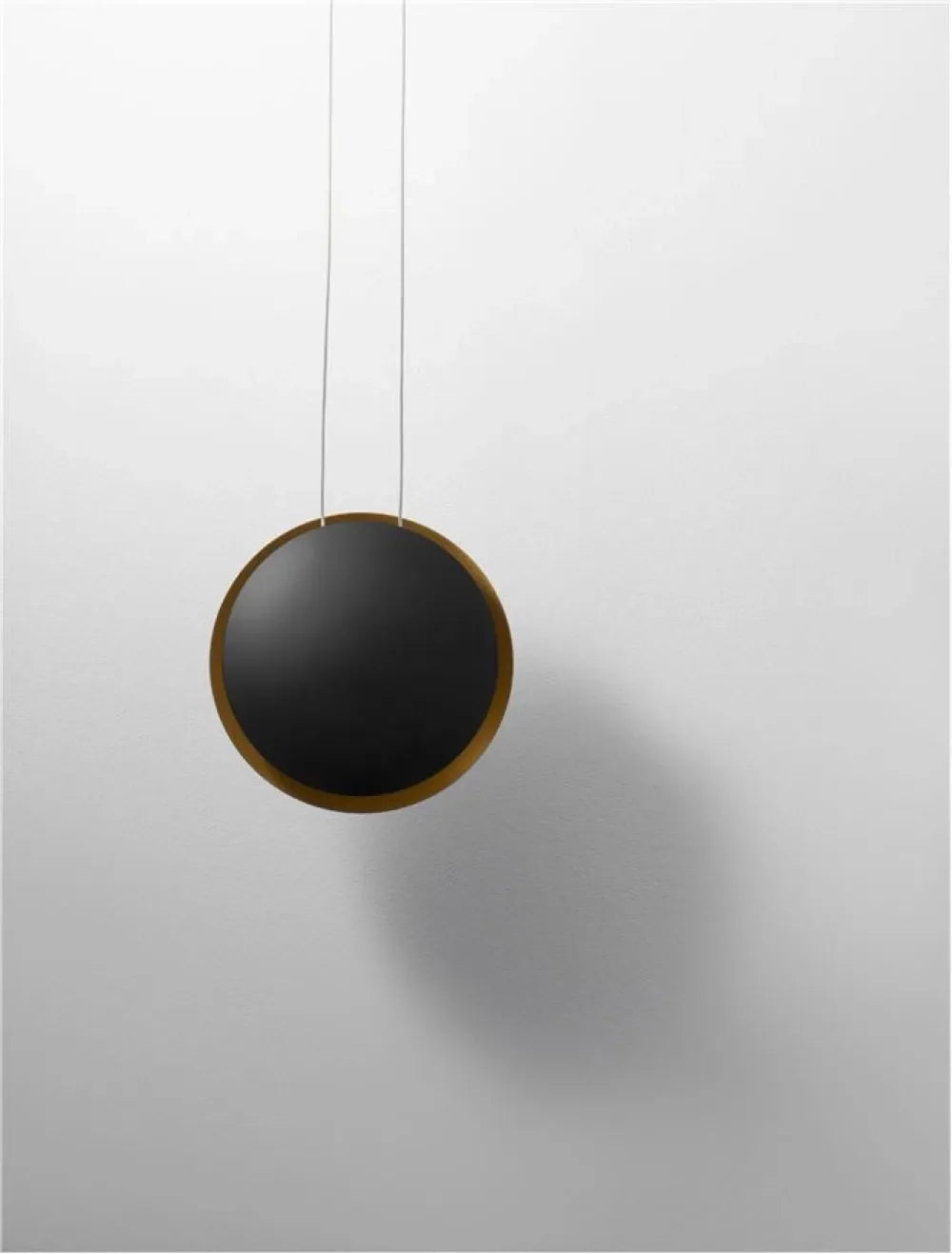 Pendul din Aluminiu Negru/Auriu H120xL20cm IP20 7W 99lm 3000k SHELL