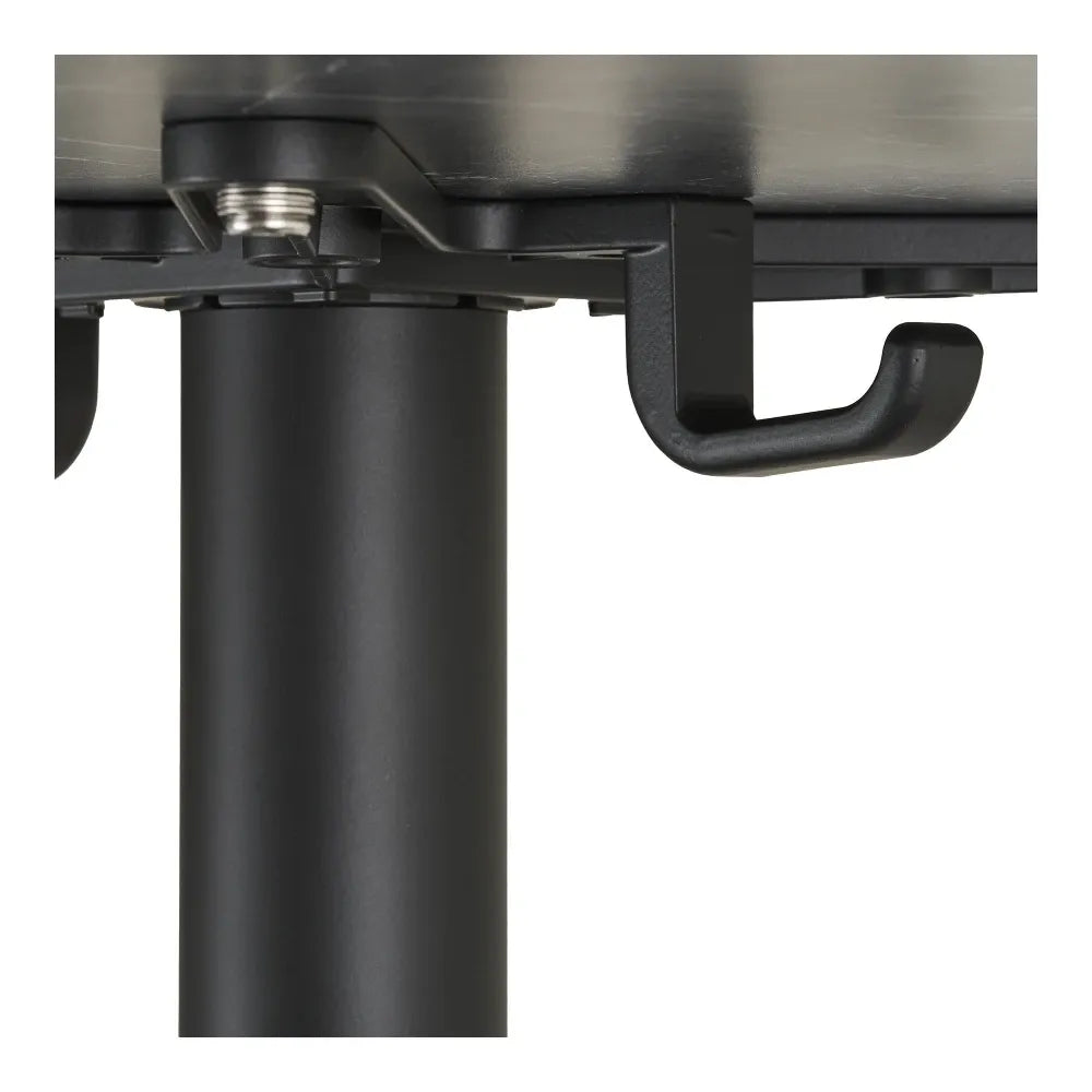 Masa de exterior din Aluminiu Negru D60xH73cm Bistro