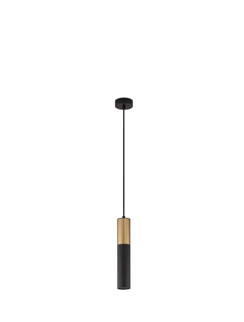 Pendul din Aluminiu Negru/Auriu H180xL5.6cm IP20 PONGO