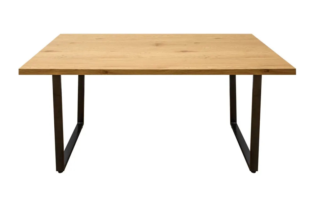 Masa din MDF Maro si Metal Negru L160xH77cm Loft