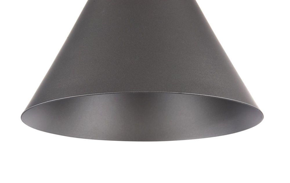 Pendul cu inaltime reglabila din Metal Gri D22xH140cm Bicones
