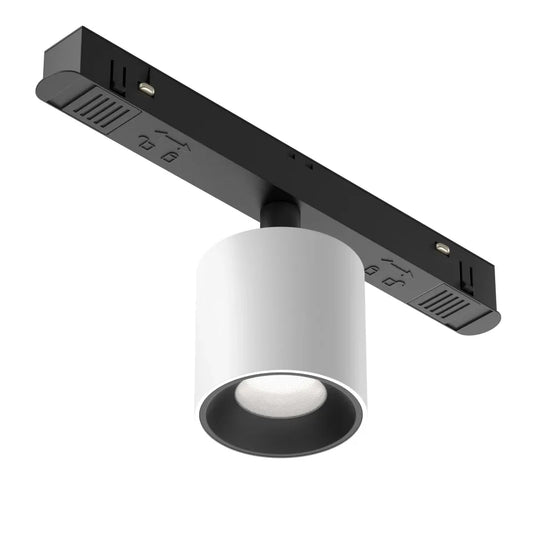 Spot dimabil smart pentru sina Exility din Aluminiu Alb H9.6xL19.3cm 7W 350lm 2700-6000k Alfa S