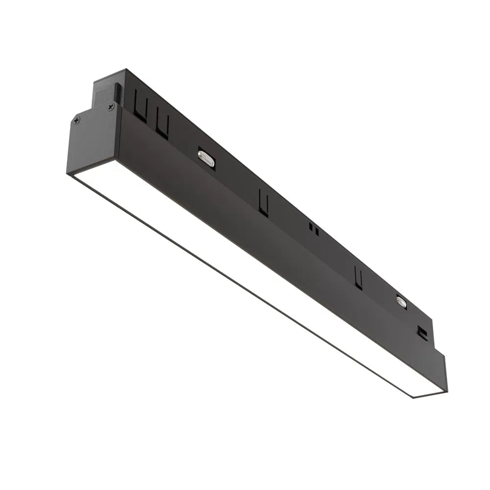 Spot pentru sina magnetica incastrata Exility din Aluminiu Negru 12W 800lm k L30xH5cm Basis