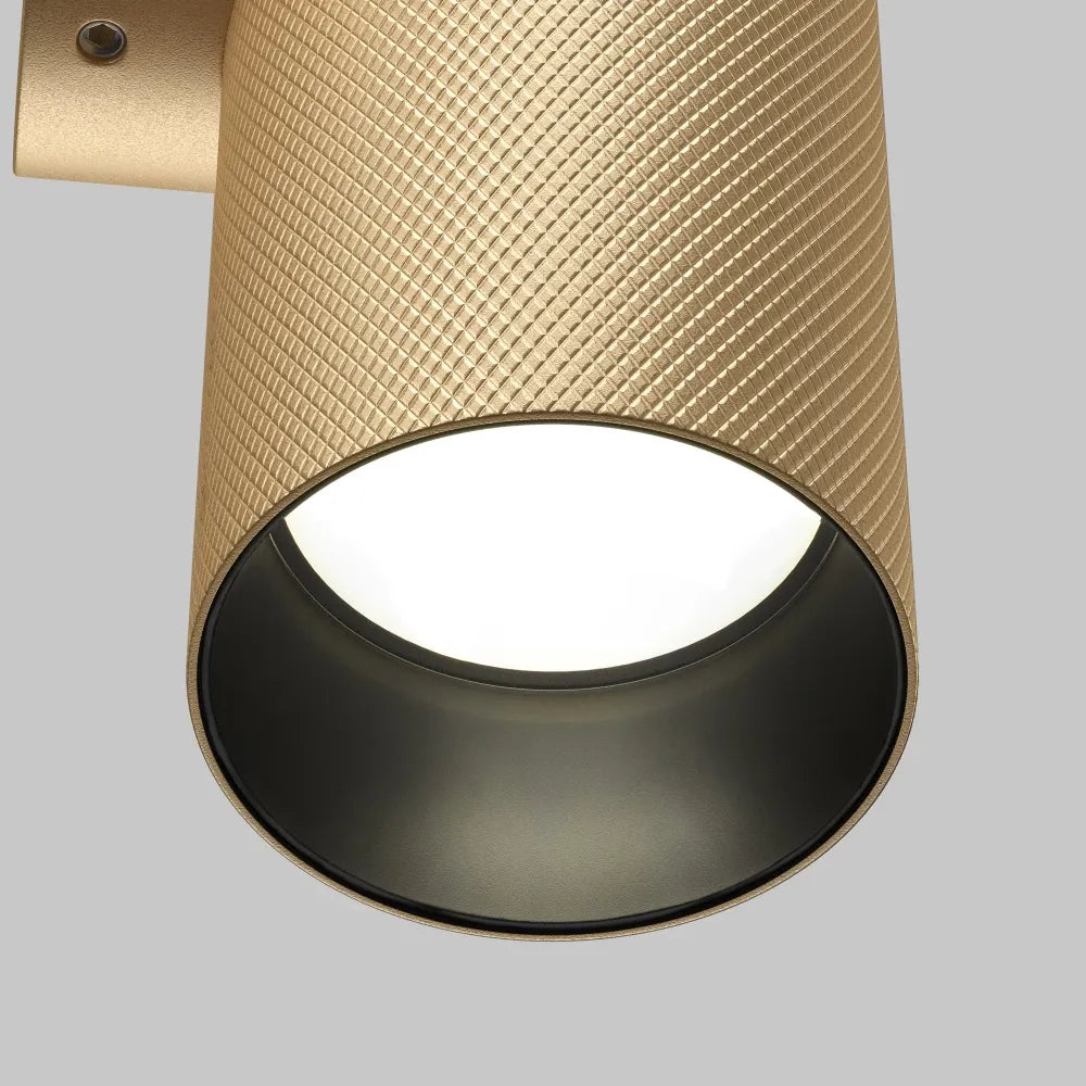 Aplica perete din Aluminiu Auriu mat H20xD5.4cm Artisan