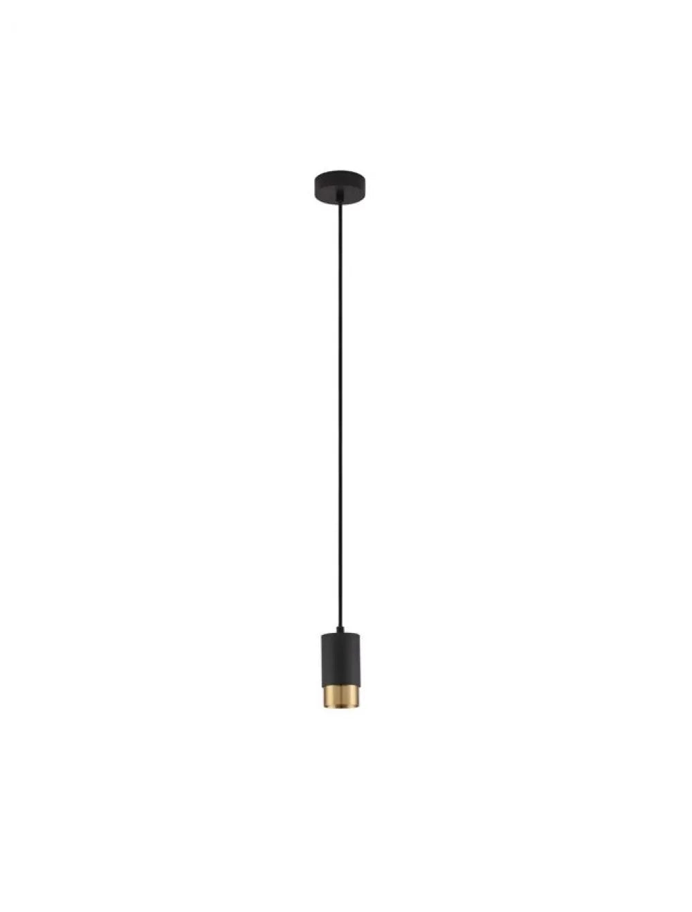 Pendul din Aluminiu Negru/Auriu H160.8xL5.9cm IP20 PONGO
