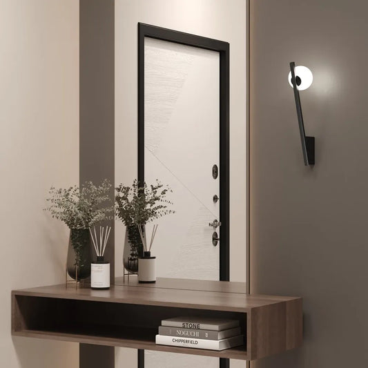 Aplica perete din Metal Negru H35xL17.6cm Kazimir