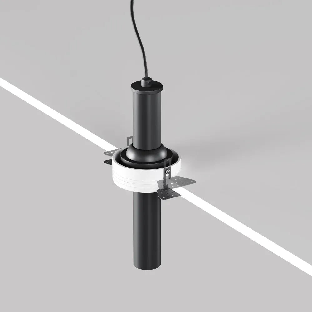 Spot incastrat din Aluminiu Negru H21.6xD3cm 7W 460lm 3000k Focus T