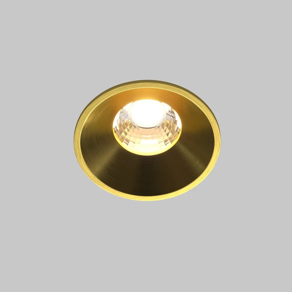 Spot incastrat din Aluminiu Alama H5.3xD6cm 7W 460lm 3000k Round