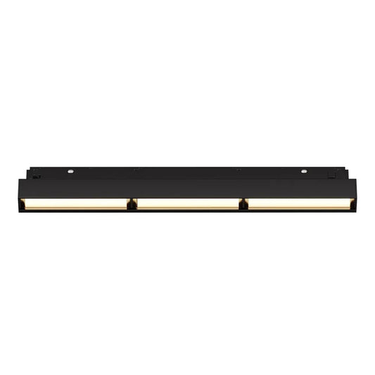 Spot pentru sina Exility din Aluminiu Negru H4.6xL32.6cm 18W 719lm 3000k Parete