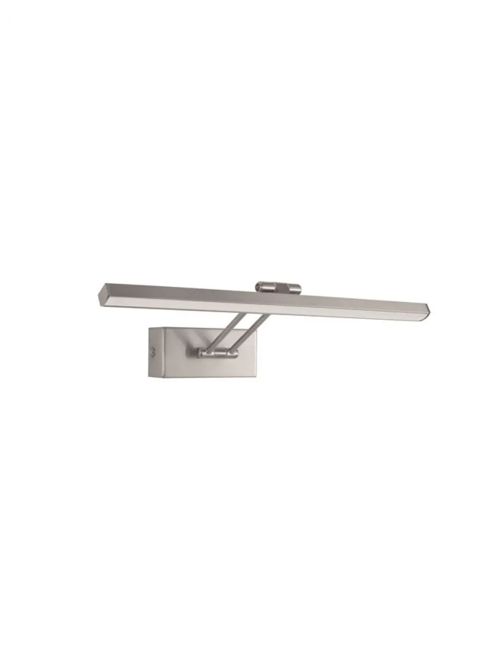 Aplica de perete structura din Metal Argintiu si abajur din Acrilic Alb H5.5xL37.6cm IP20 12W 801lm 3000k MARNELL