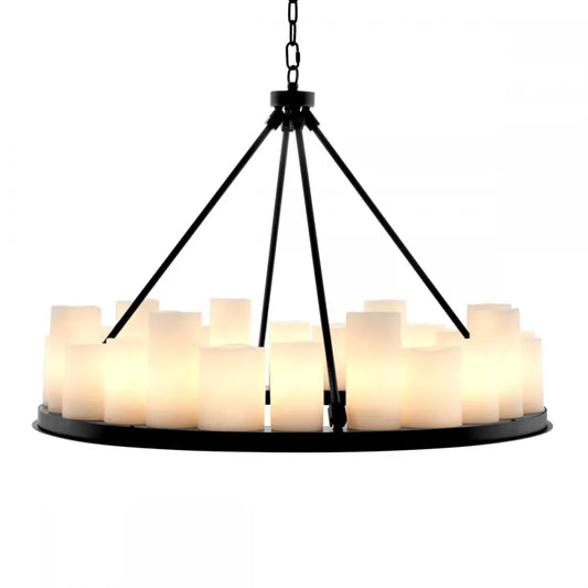 Candelabru din Metal Negru H65xD90cm Commodore Eichholtz