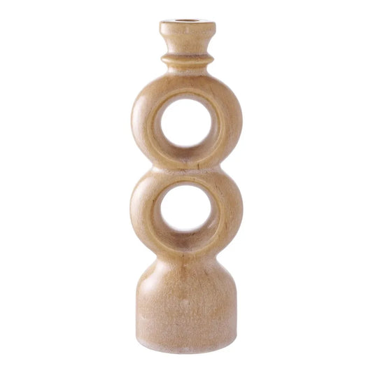 Suport lumanare din Ceramica Maro H30.5xL10.7cm HN0918