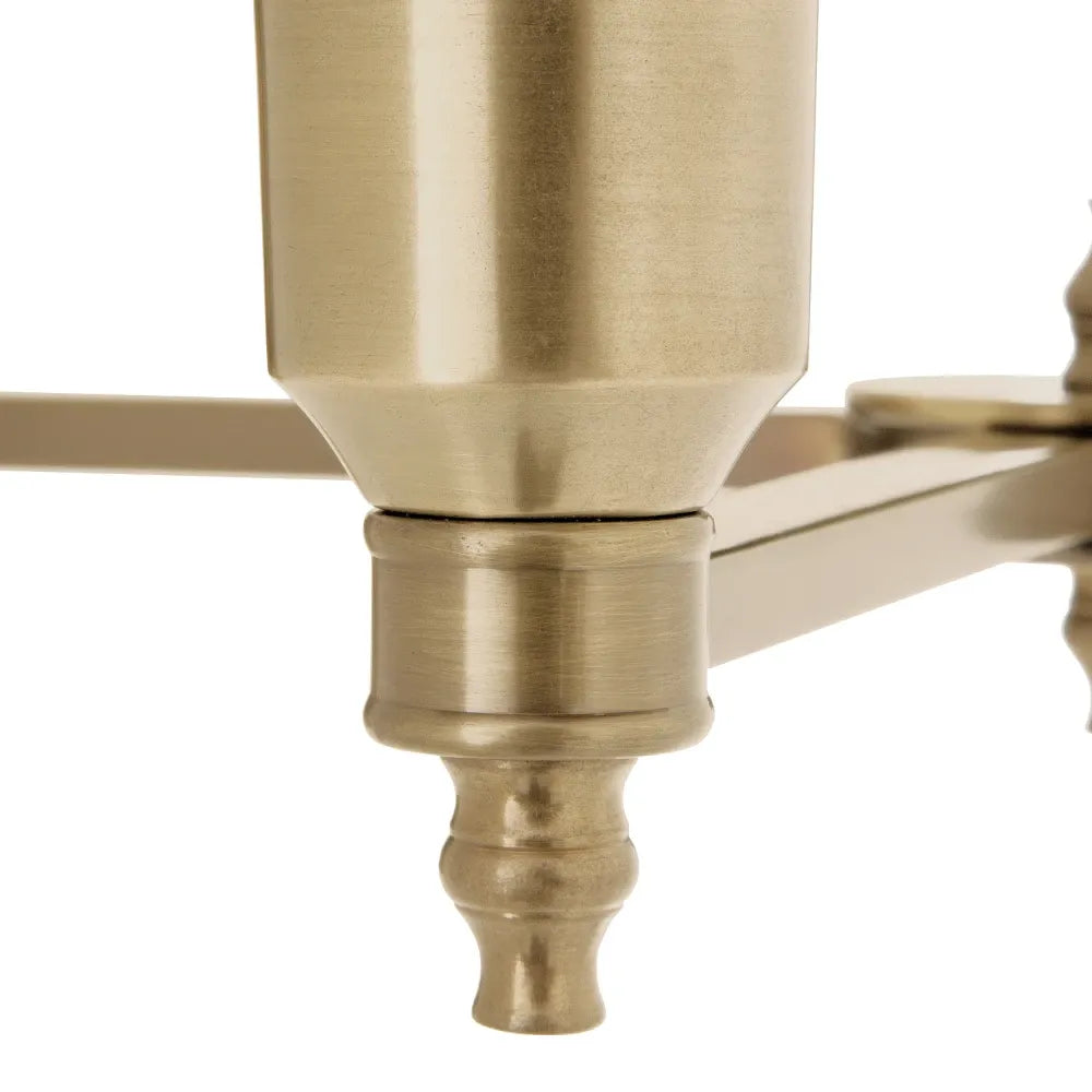 Aplica de perete din Metal Alama si Stofa Alb H27xL40cm Lexington Double Eichholtz