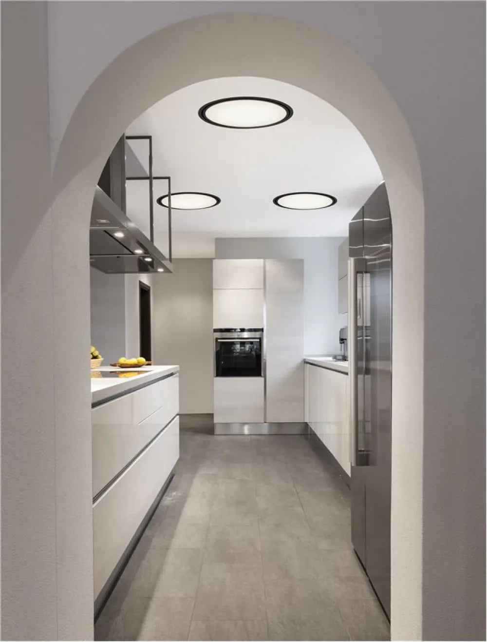 Plafoniera incastrata din Aluminiu Negru H12.5xL100cm IP20 120W 10744lm 2700-6000k PERFECT