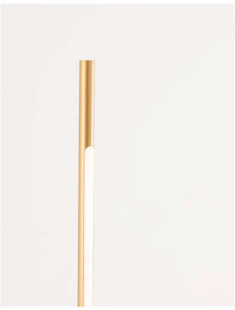 Lampa de podea structura din Metal Auriu si abajur din Acrilic Alb H140xL18cm IP20 21W 1557lm 3000k RACCIO