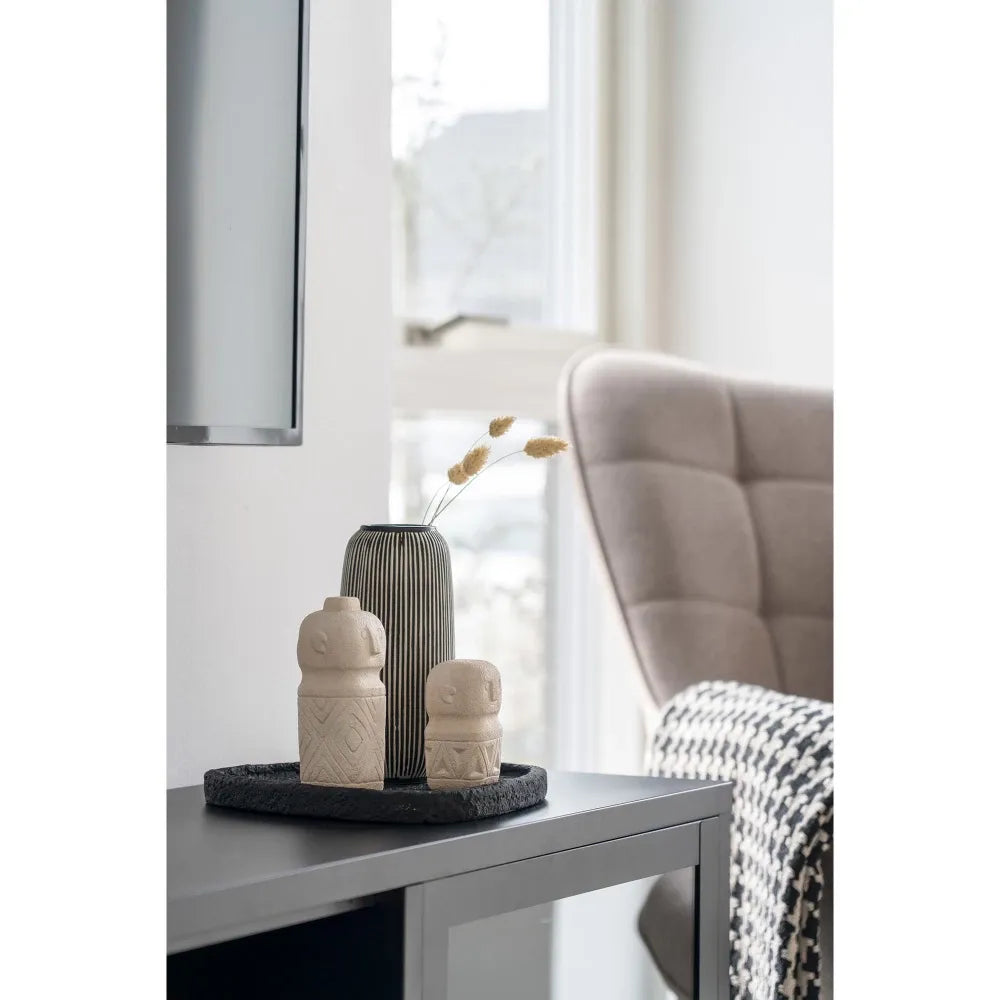 Obiect decorativ din Ciment Bej H15xL6,5cm HN0871