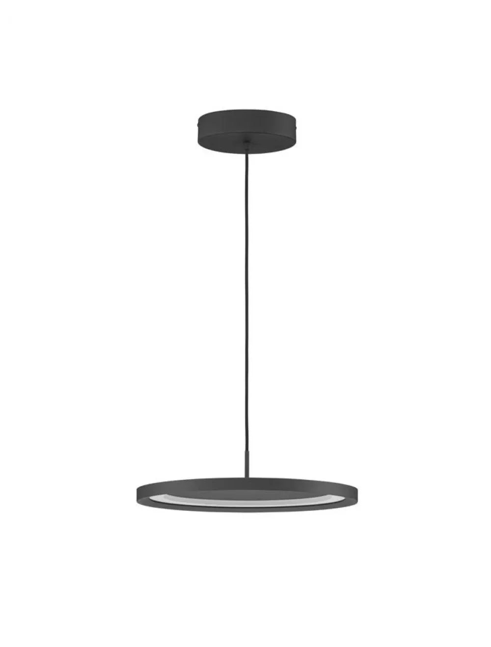 Pendul din Aluminiu Negru L40cm IP20 30W 2221lm 3000k ANDRIA
