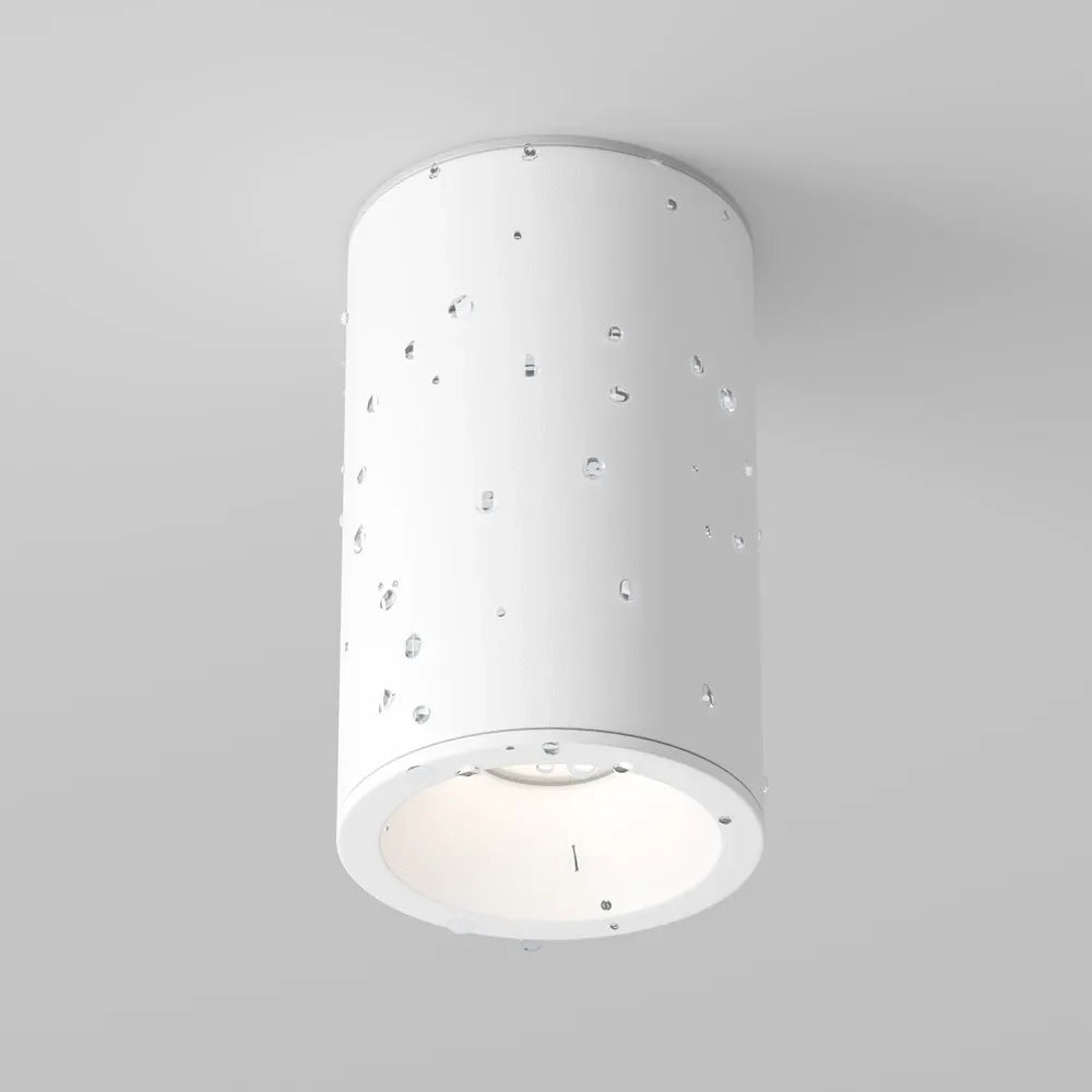 Spot aplicabil din Aluminiu Alb H10.5xD6.5cm IP 65 GU10 50W Zoom
