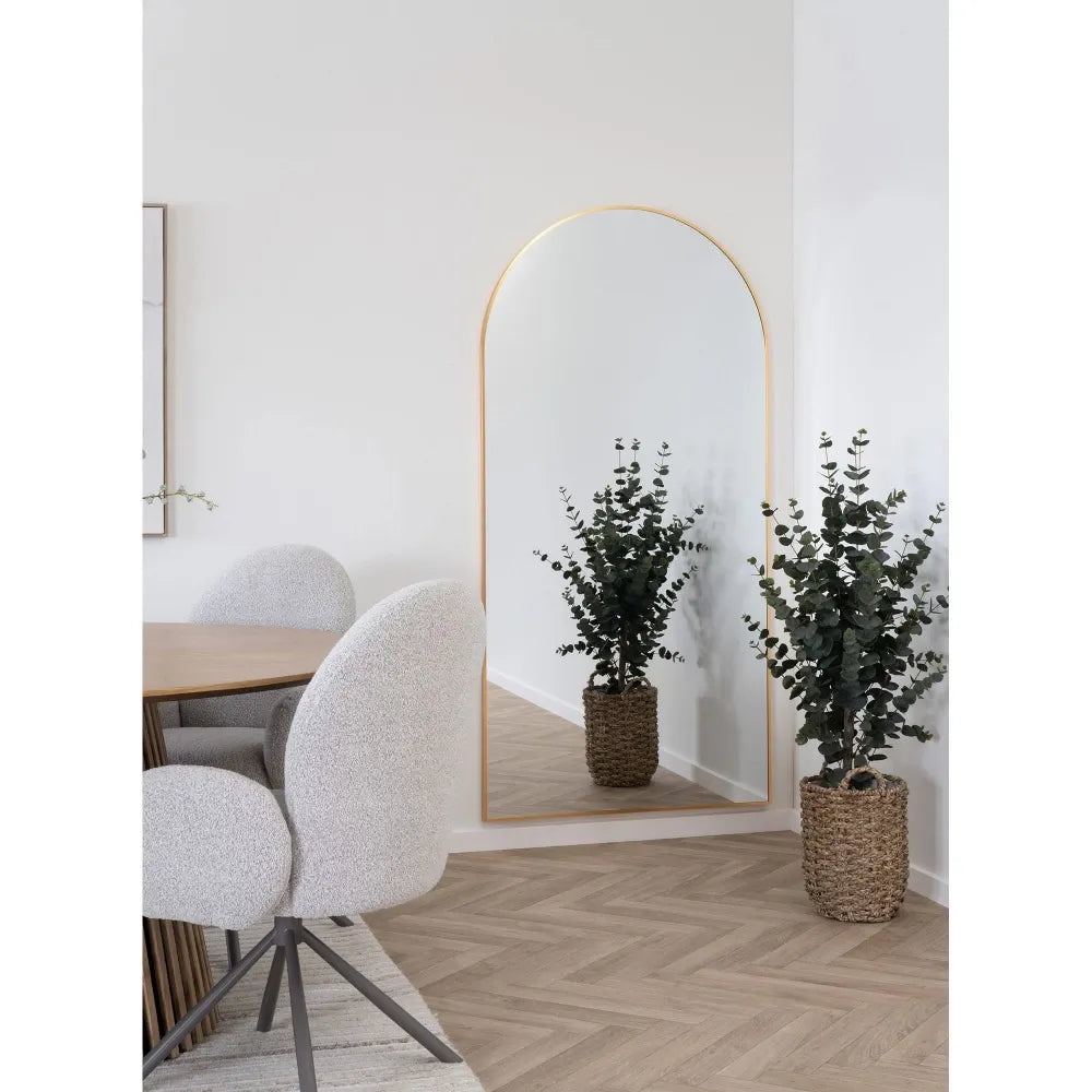 Oglinda cu rama din Metal Alama 180x90cm Madrid