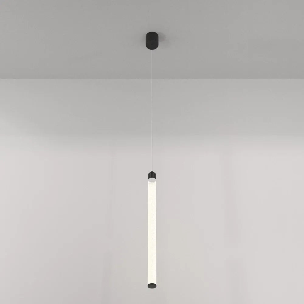 Pendul din Aluminiu Negru H258xD3cm IP 20 20W 2020lm 3000k Ray