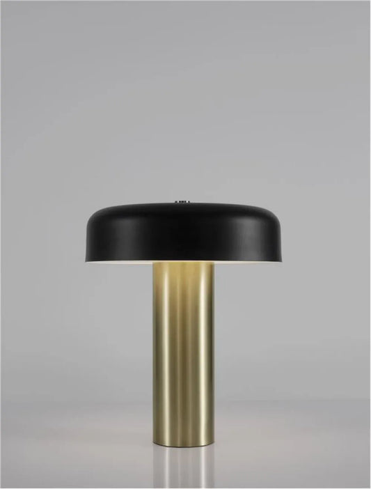 Veioza din Aluminiu Negru/Auriu H31xL25cm IP20 18W 734lm 3000k PANDORA