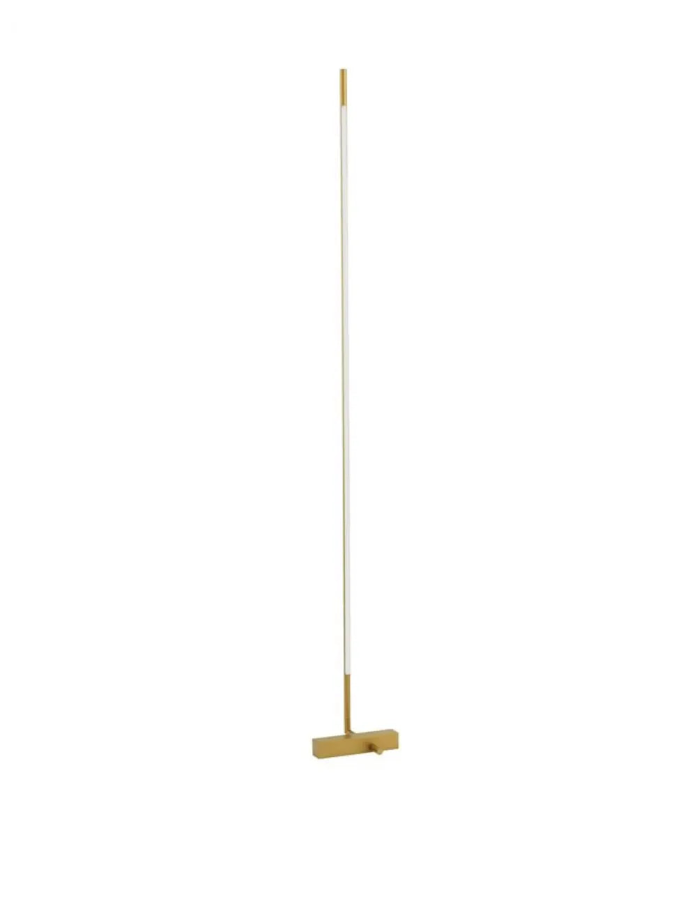 Lampa de podea structura din Metal Auriu si abajur din Acrilic Alb H140xL18cm IP20 21W 1557lm 3000k RACCIO
