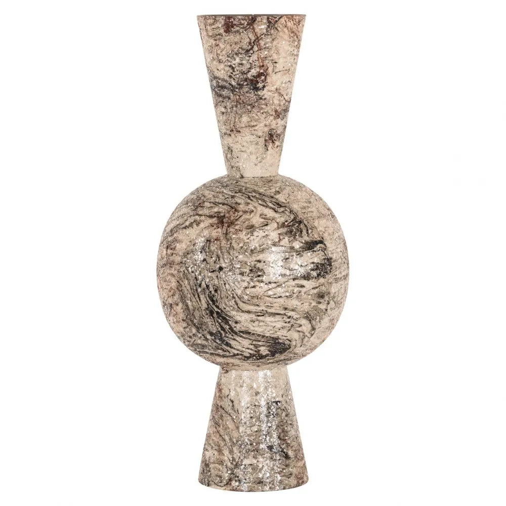 Vaza decorativa din Metal Bej D30xH75cm Moisa Richmond interiors