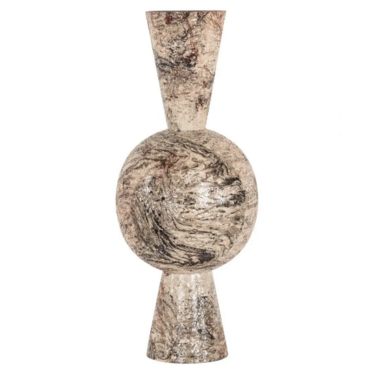 Vaza decorativa din Metal Bej D30xH75cm Moisa Richmond interiors