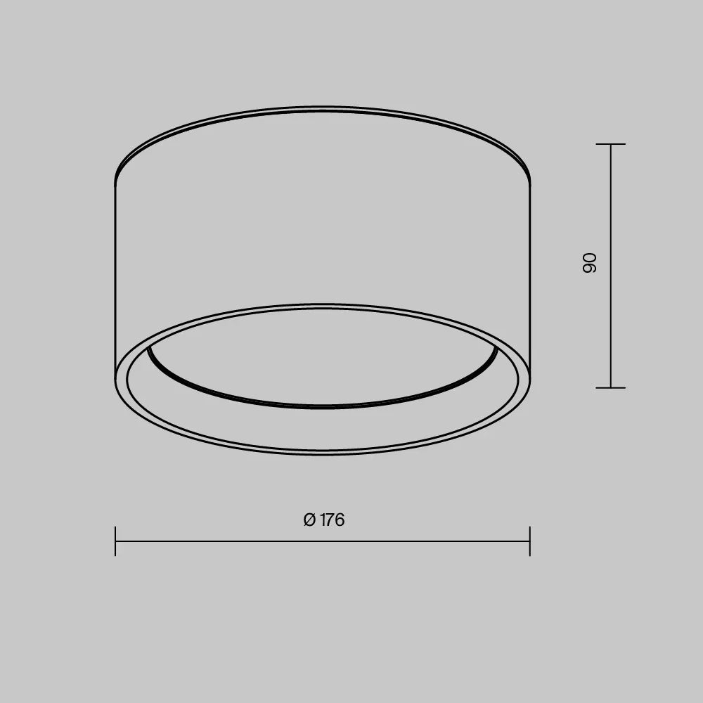 Spot aplicat din Aluminiu Auriu mat H9xD17.6cm Hydra