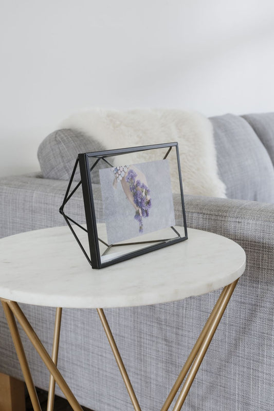 Rama foto din Metal Negru Prisma H15xL20cm