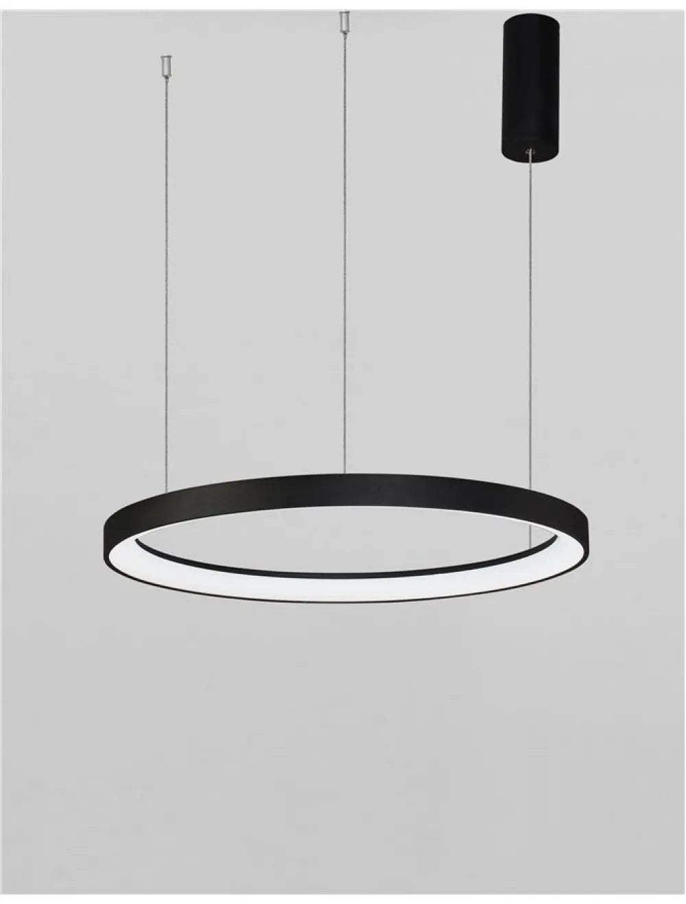 Lustra din Aluminiu Negru H150xL58cm IP20 48W 2880lm 3000k PERTINO