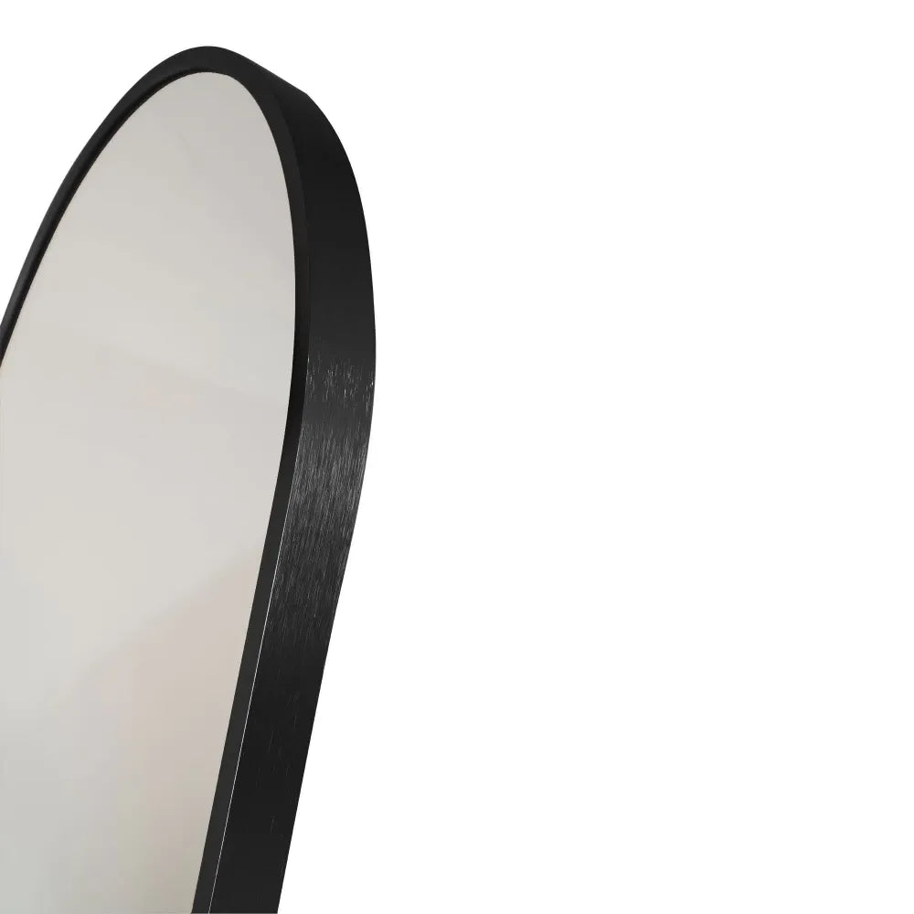 Oglinda de podea cu rama din Metal Negru 150x40cm Madrid