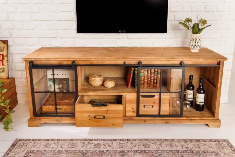 Comoda din Lemn de pin Maro L160xH62cm HERITAGE