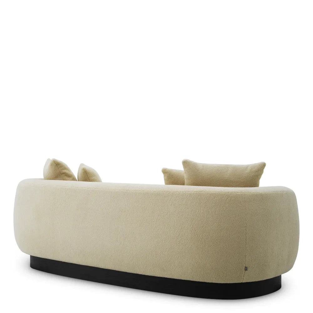Canapea tapitat cu Stofa Crem L250xA104xH74cm Elliston Eichholtz