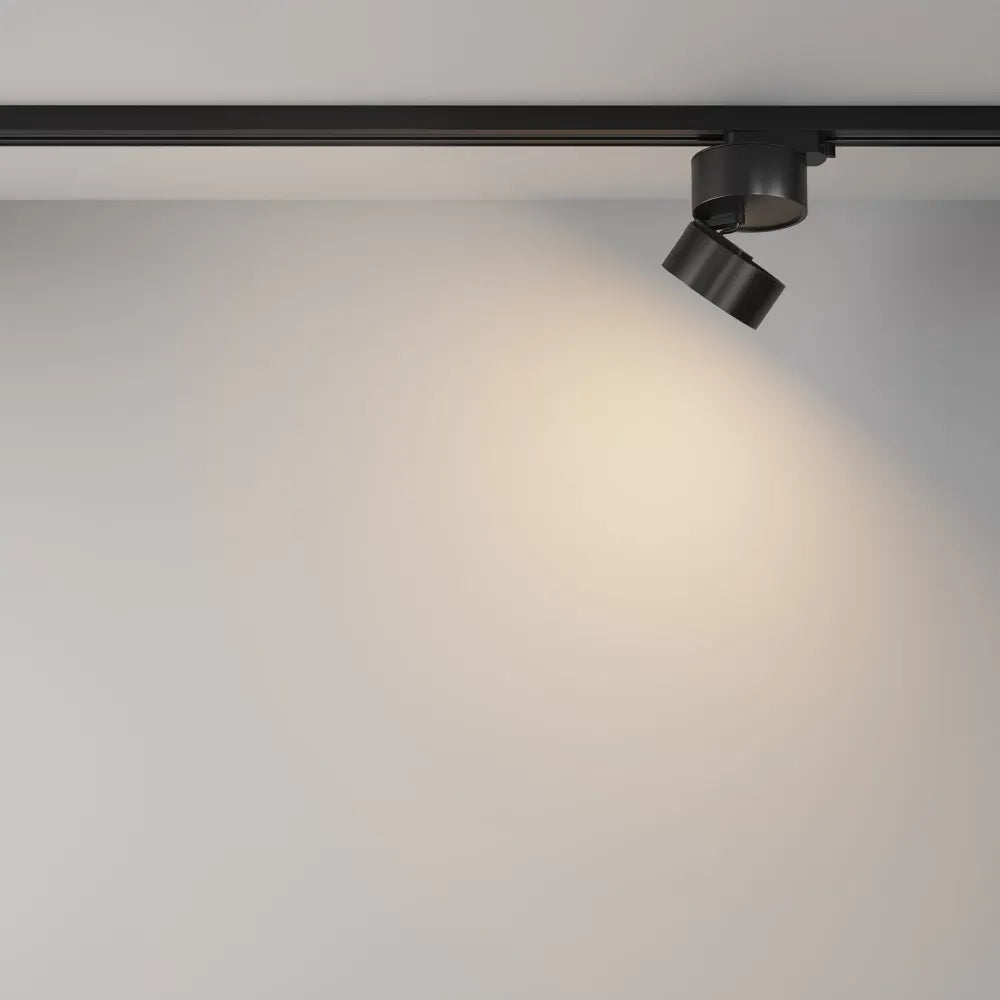 Spot pentru sina Unity din Aluminiu Negru H11xD8.5cm 12W 780lm 3000k ONDA