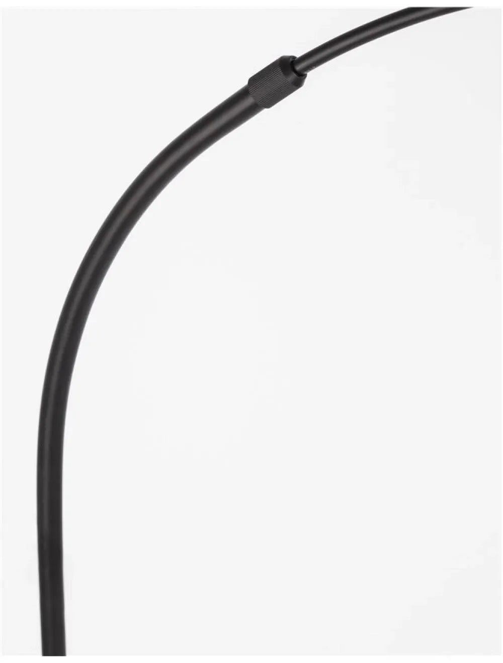 Lampa de podea structura din Aluminiu Negru si abajur din Textil Negru H180xL90cm IP20 SAMA