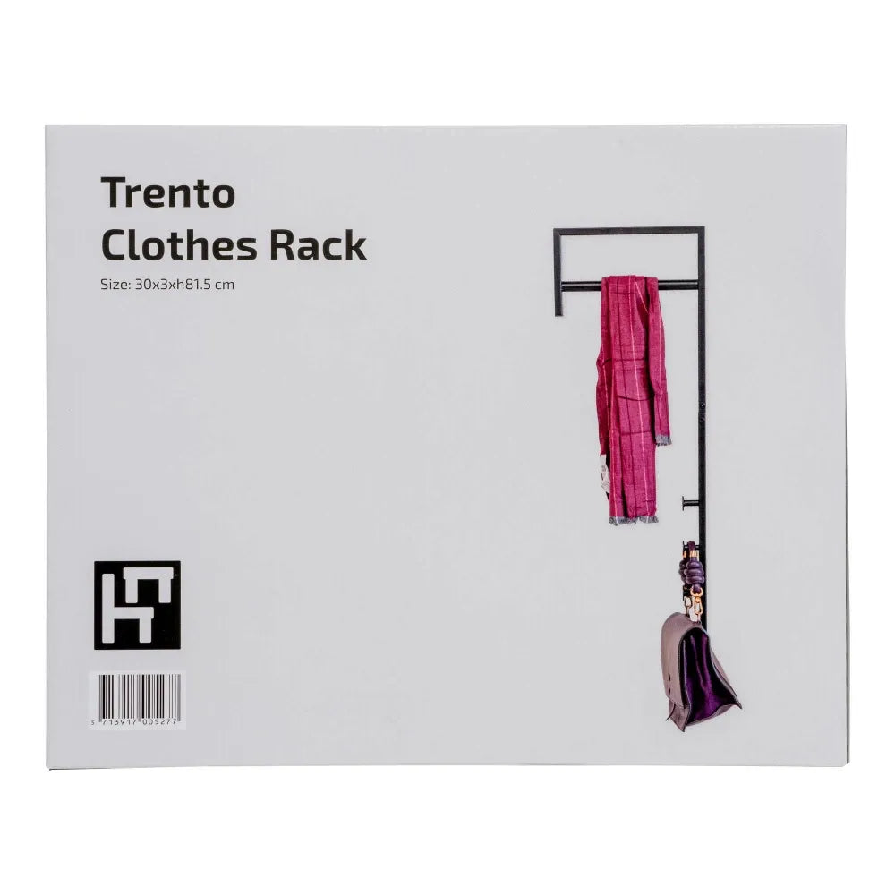 Cuier din Metal Negru L3xH82cm Trento