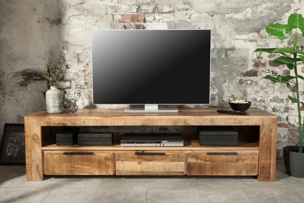 Comoda TV din Lemn de mango Maro L170xH45cm IRON CRAFT