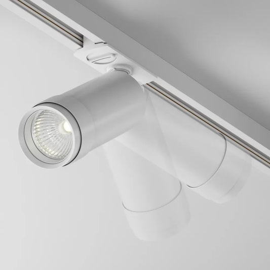Spot dimabil pentru sina Unity din Aluminiu Alb H16xD5.5cm IP 20 12W 900lm 4000k Focus Zoom