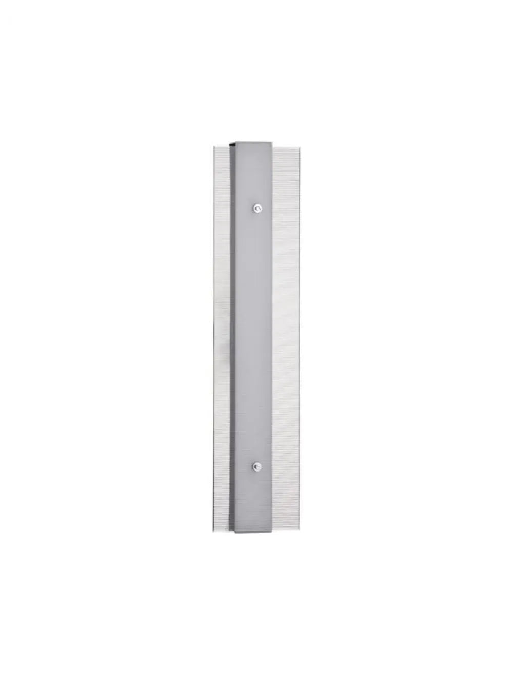 Aplica de perete structura din Aluminiu Argintiu si abajur din Sticla Transparent H69xL12cm IP20 15W 1187lm 3000k PAULINE