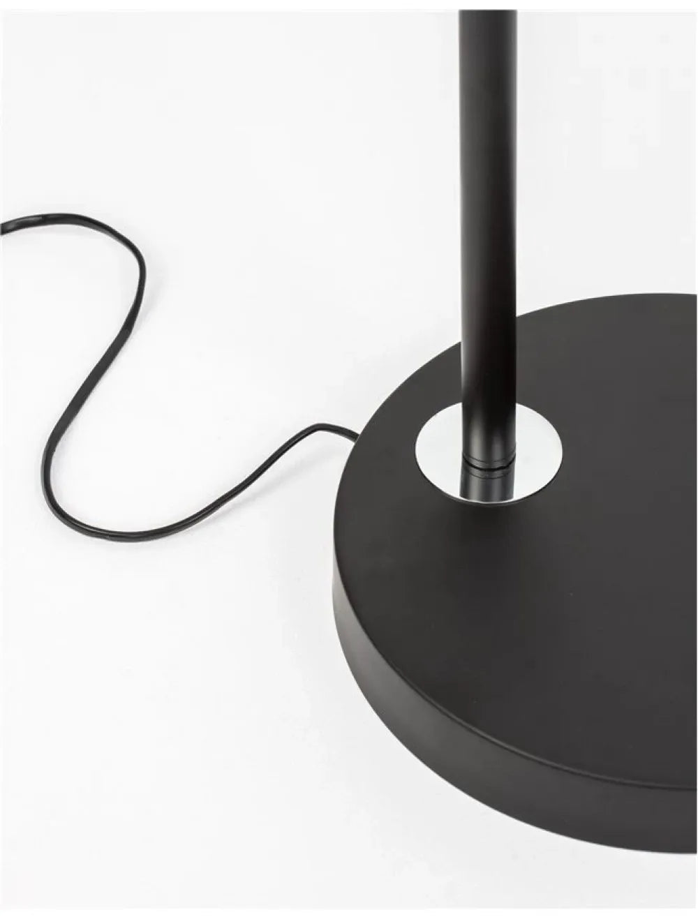 Lampa de podea structura din Aluminiu Negru si abajur din Textil Negru H180xL90cm IP20 SAMA