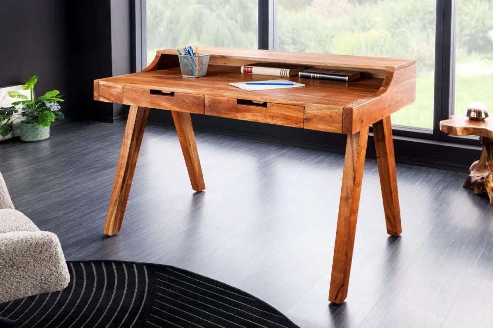 Birou din Lemn de salcam Maro L100xH84cm MONSOON