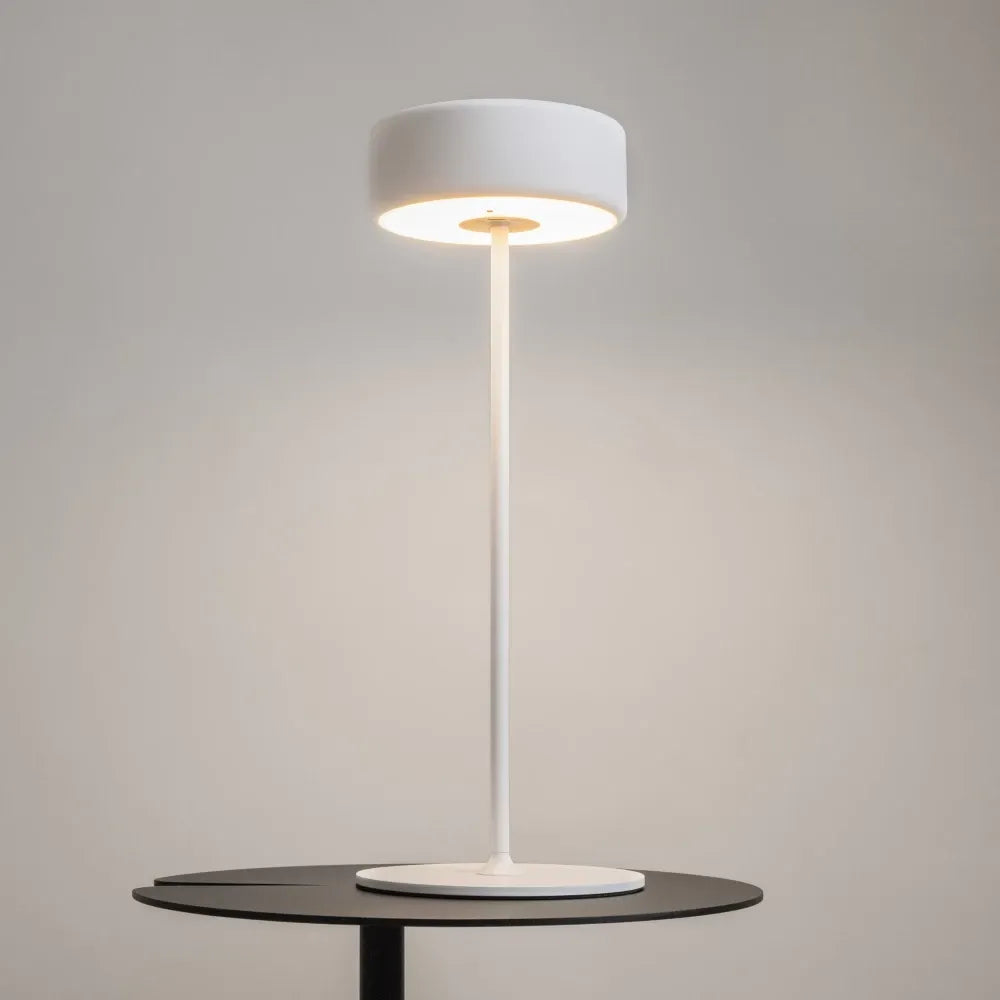 Veioza din Aluminiu Alb H34.5xD12cm AI Collaboration