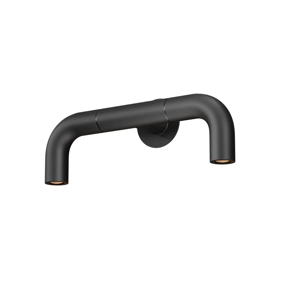 Aplica perete din Otel inoxidabil Gri grafit H10.9xL28.4cm Sleek